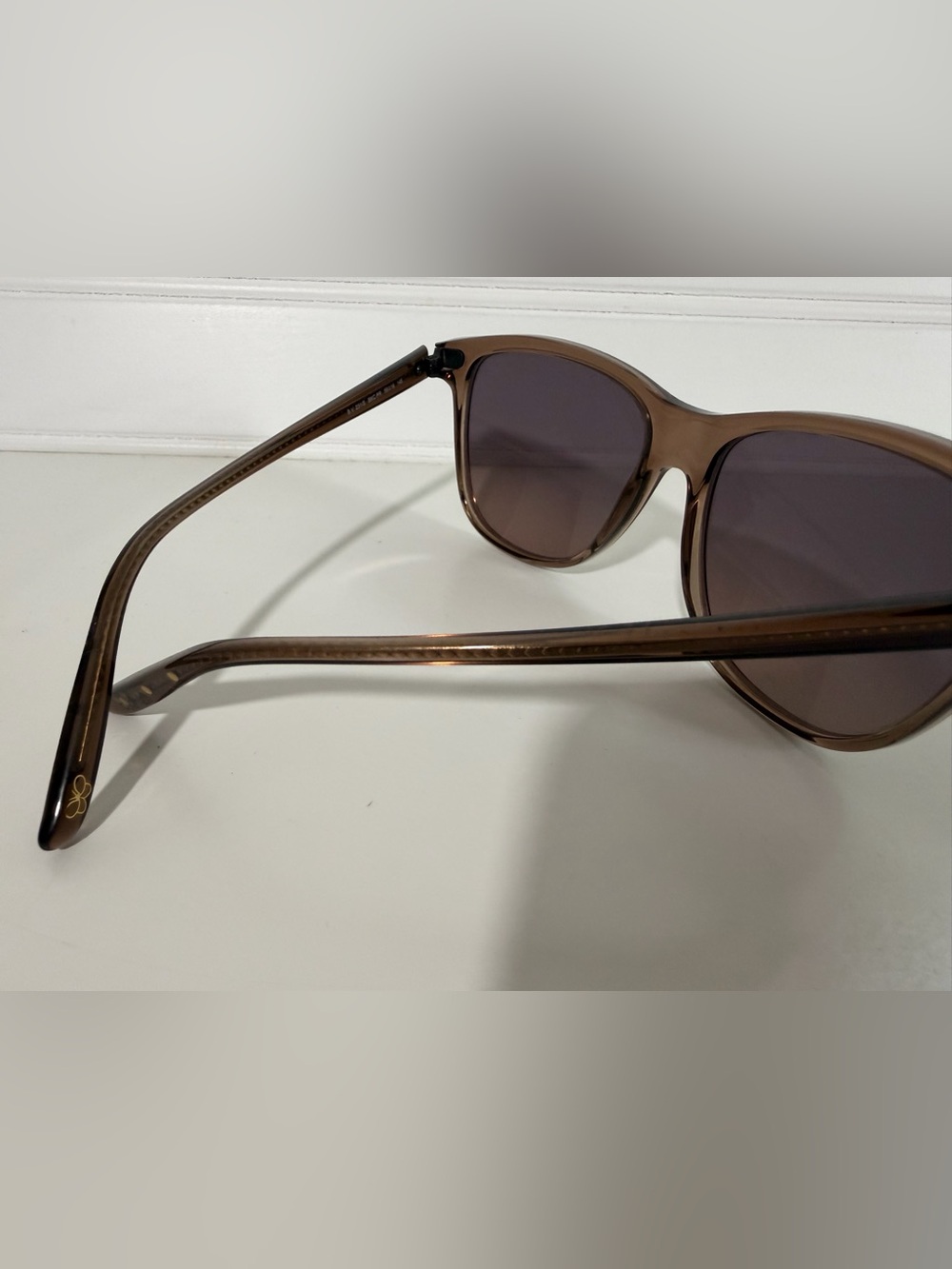 Bottega Veneta Translucent Brown Sunglasses with Smoky Lenses - Picture 2 of 10